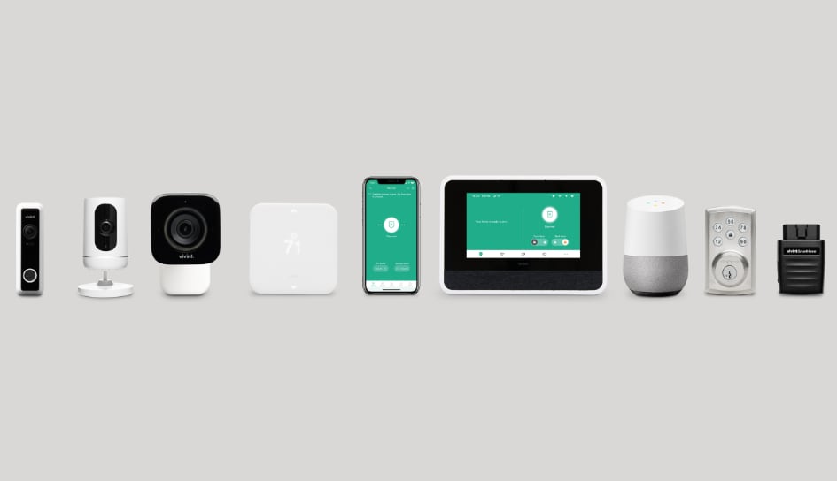 Vivint home security product line in Jacksonville